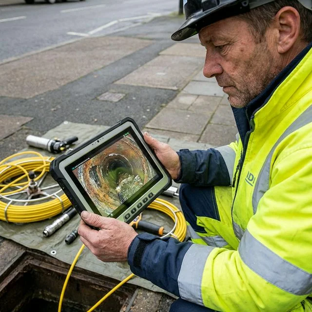 Inspección de tuberías con cámara CCTV HD en Murcia
